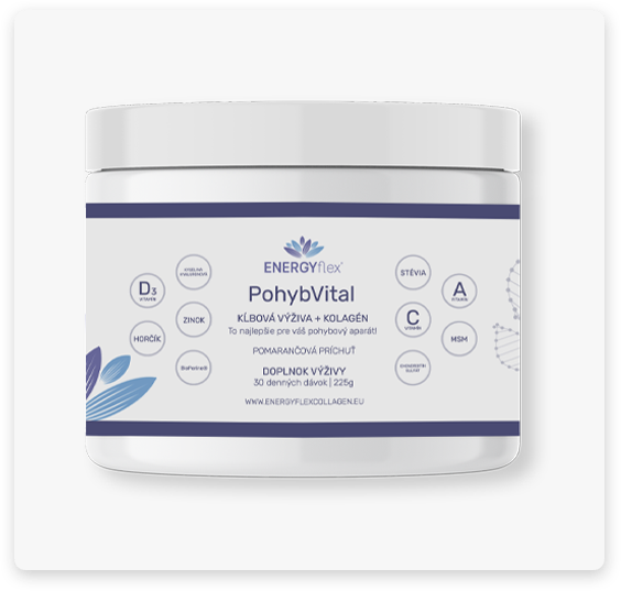 Energyflex PohybVital Prémiový hovädzí kolagén na kĺby a vitalitu vášho tela